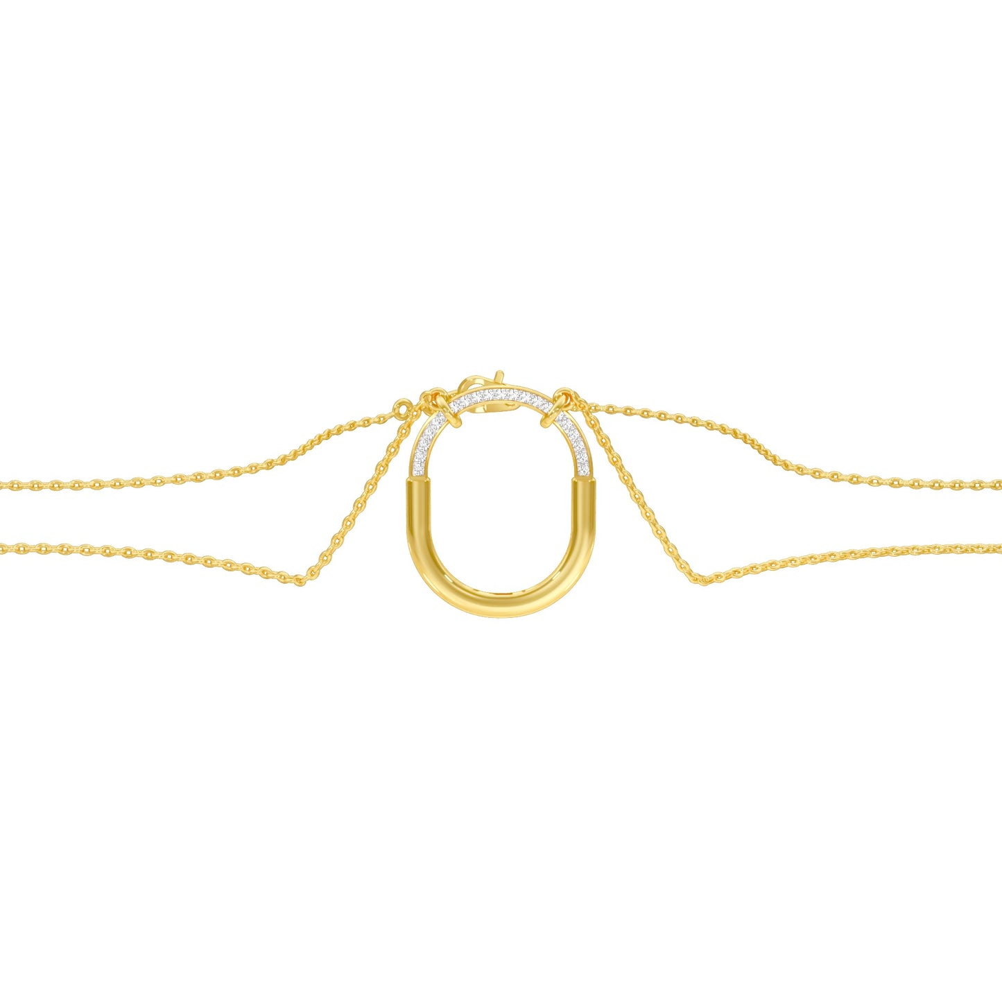 Circa Glow Diamond Pendant 18 KT / Yellow Gold