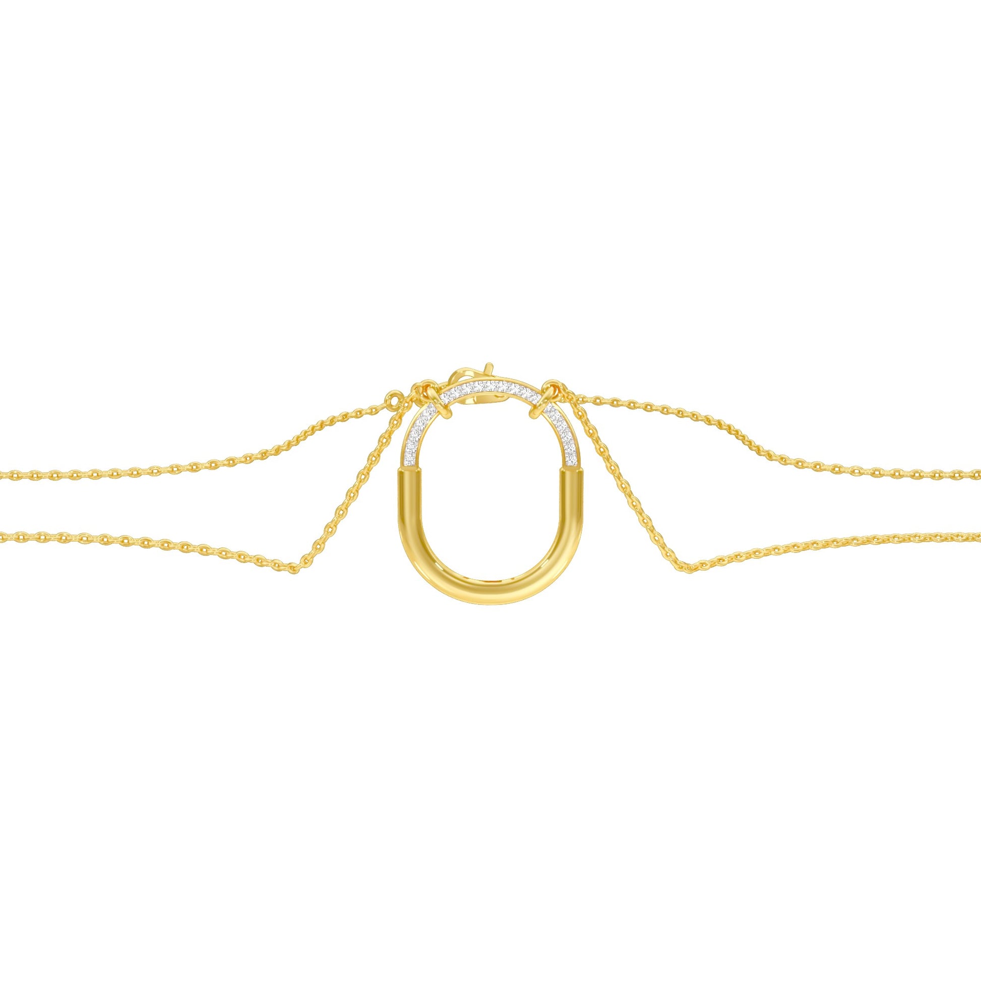 Circa Glow Diamond Pendant 18 KT / Yellow Gold