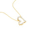 Dangling Heart Diamond Pendant 18 KT / Yellow Gold
