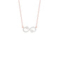 Infinity Spark Diamond Pendant 18 KT / Rose Gold