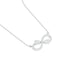 Infinity Spark Diamond Pendant 18 KT / White Gold