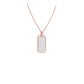 Power Brick Diamond Pendant 18 KT / Rose Gold