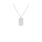 Power Brick Diamond Pendant 18 KT / White Gold