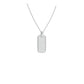Power Brick Diamond Pendant 18 KT / White Gold