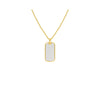 Power Brick Diamond Pendant 18 KT / Yellow Gold