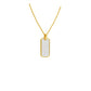 Power Brick Diamond Pendant 18 KT / Yellow Gold