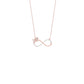 Butterfly Infinity Diamond Pendant 18 KT / Rose Gold