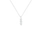 Twisted Flame Diamond Pendant 18 KT / White Gold