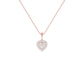 Valentine's Gala Diamond Pendant 18 KT / Rose Gold
