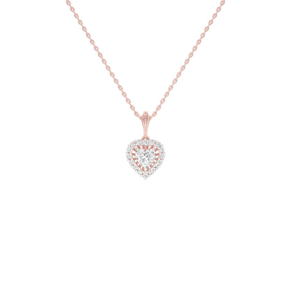 Valentine's Gala Diamond Pendant 18 KT / Rose Gold