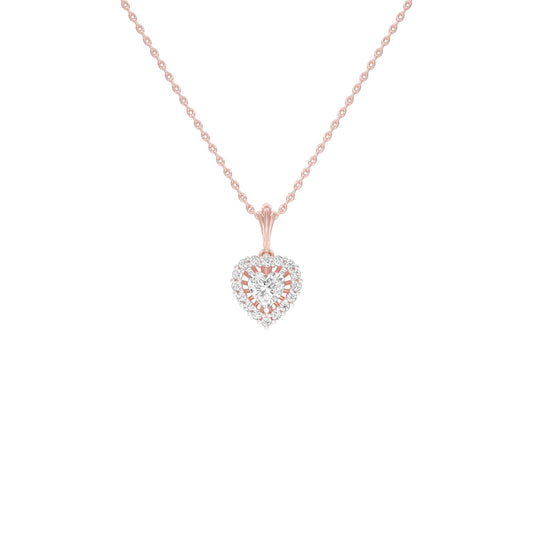 Valentine's Gala Diamond Pendant 18 KT / Rose Gold