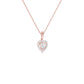 Valentine's Gala Diamond Pendant 18 KT / Rose Gold