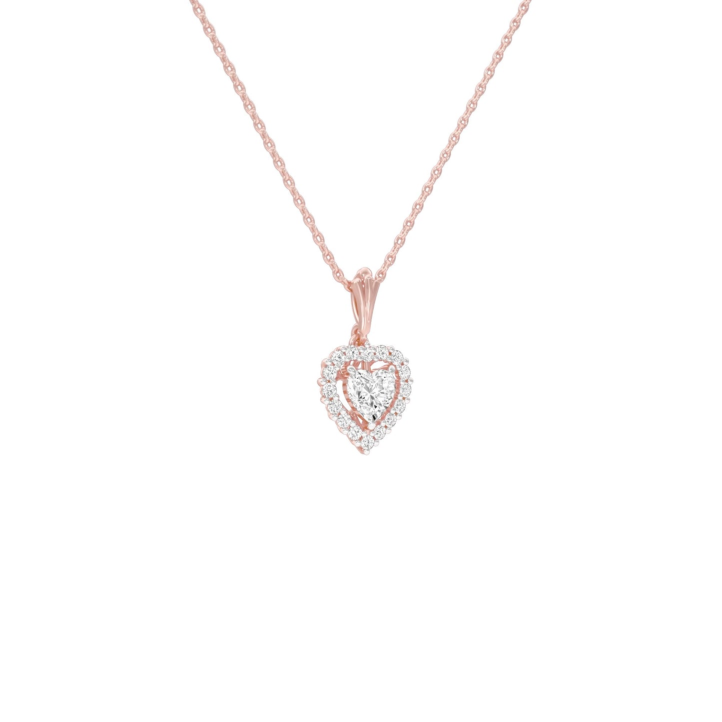 Valentine's Gala Diamond Pendant 18 KT / Rose Gold