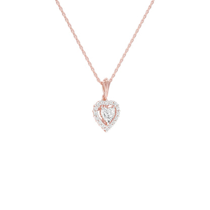 Valentine's Gala Diamond Pendant 18 KT / Rose Gold