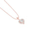 Valentine's Gala Diamond Pendant 18 KT / Rose Gold