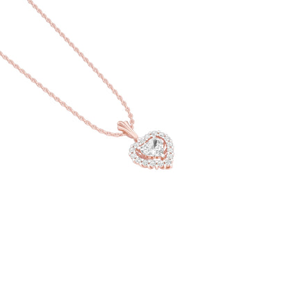 Valentine's Gala Diamond Pendant 18 KT / Rose Gold