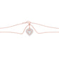 Valentine's Gala Diamond Pendant 18 KT / Rose Gold