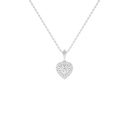 Valentine's Gala Diamond Pendant 18 KT / White Gold