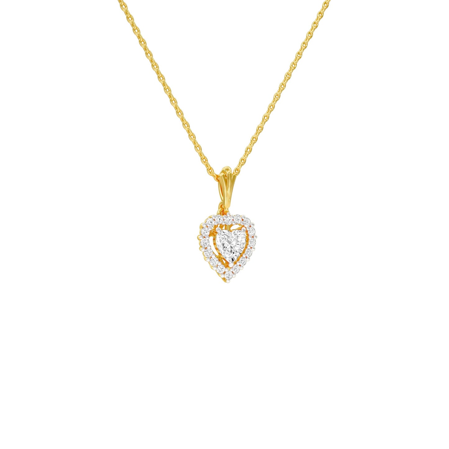 Valentine's Gala Diamond Pendant 18 KT / Yellow Gold