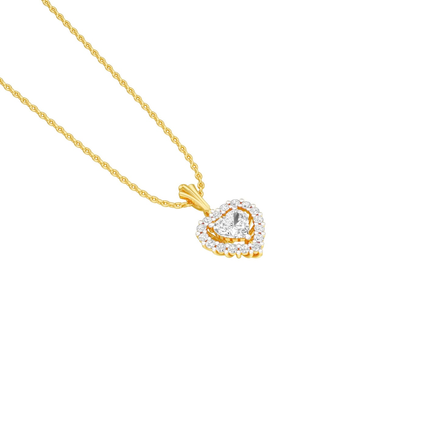 Valentine's Gala Diamond Pendant 18 KT / Yellow Gold