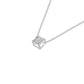 Prism Princess Solitaire Diamond Chain Necklace
