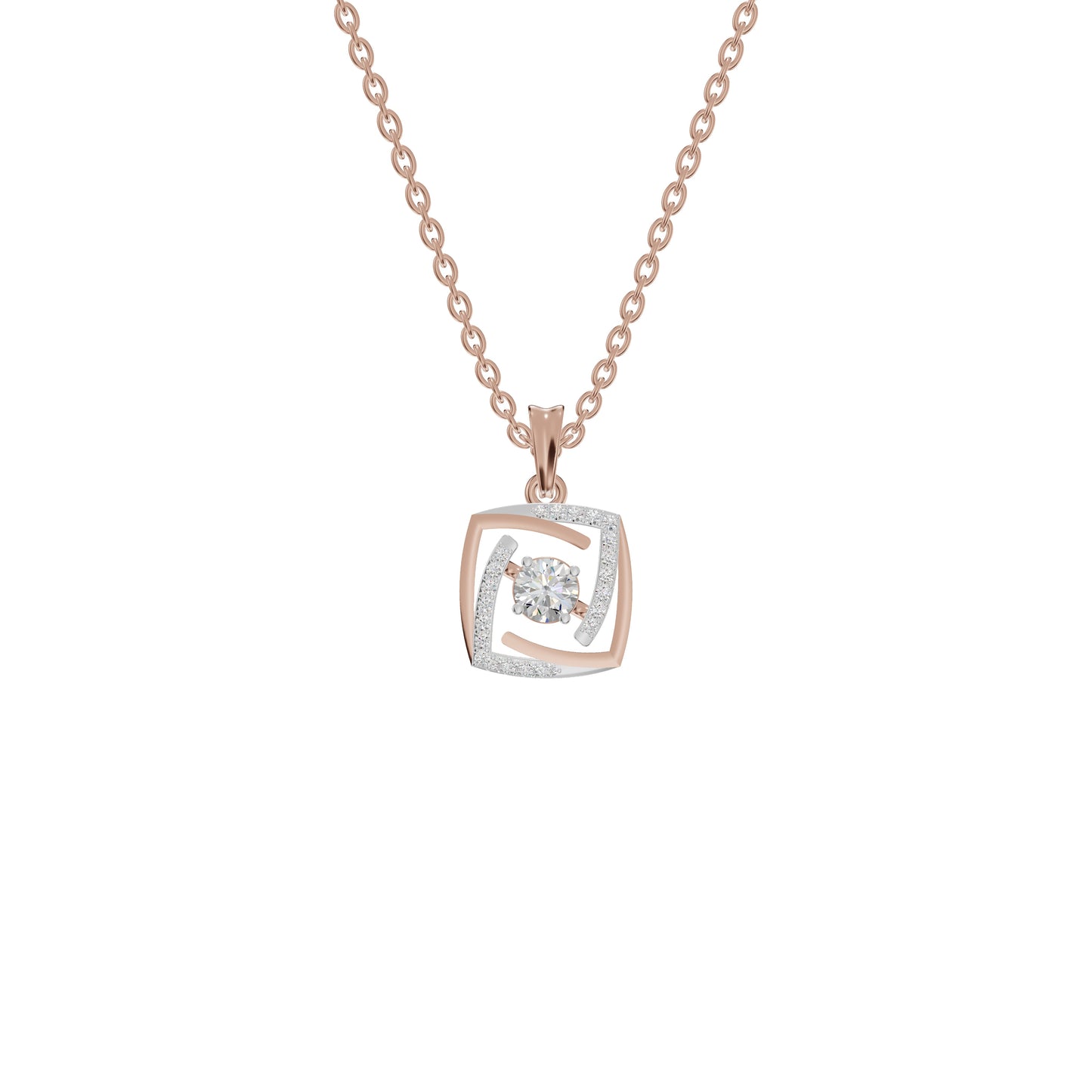 Stardust Sonata Diamond Pendant 18 KT / Rose Gold