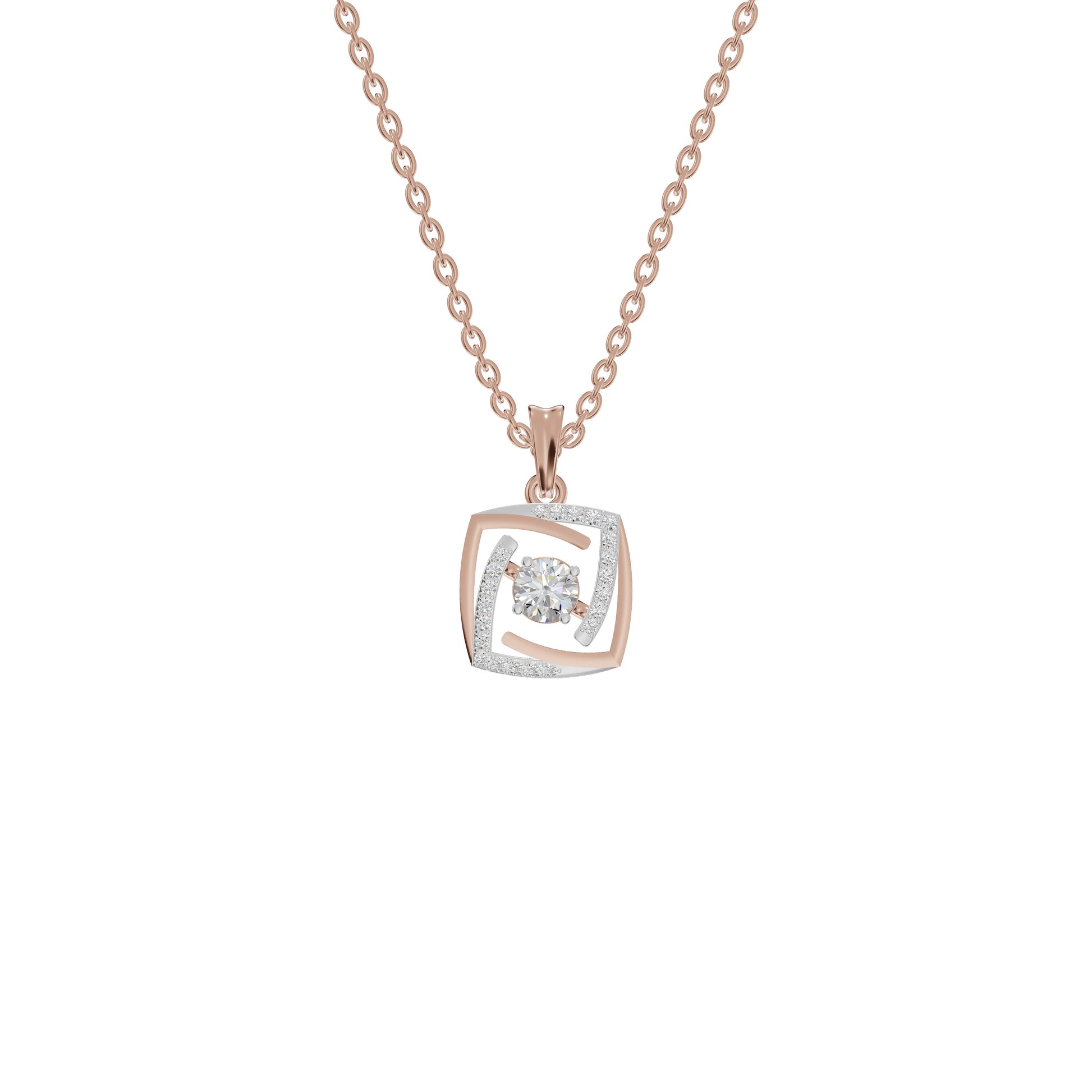 Stardust Sonata Diamond Pendant 18 KT / Rose Gold