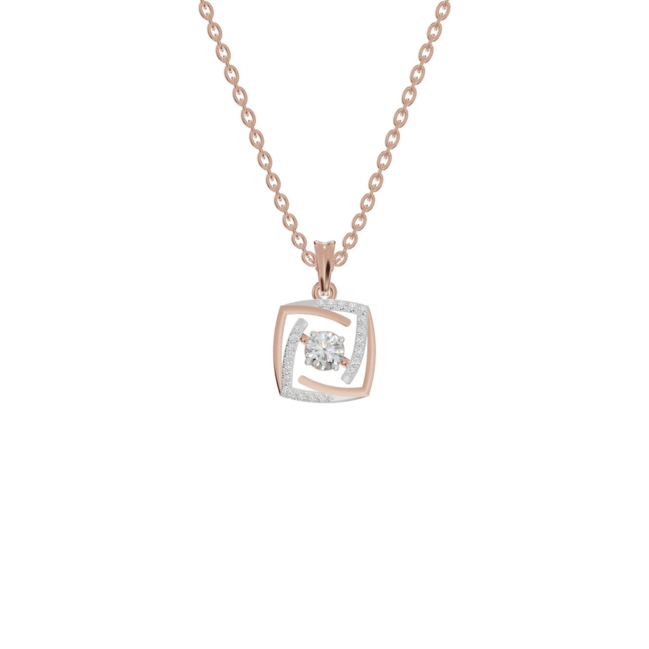Stardust Sonata Diamond Pendant 18 KT / Rose Gold