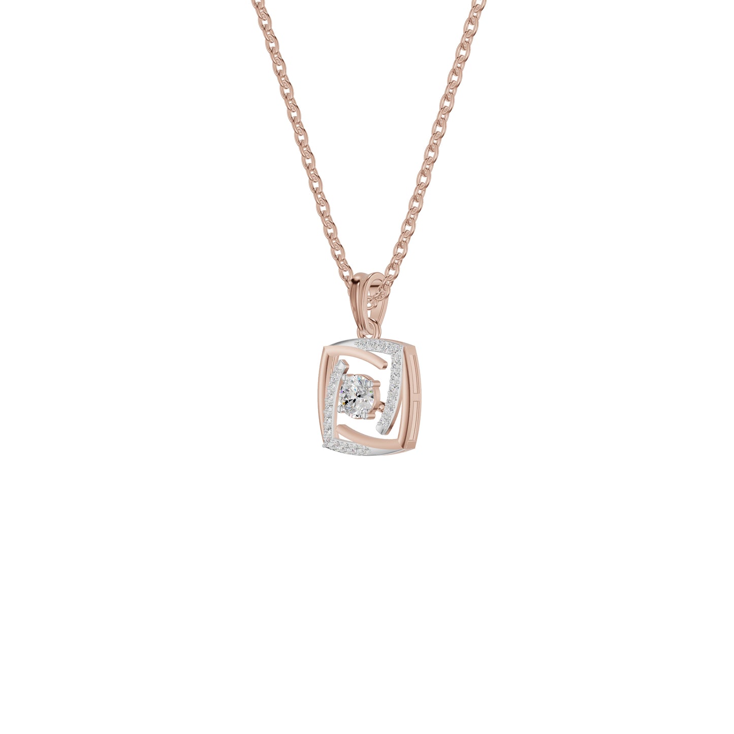 Stardust Sonata Diamond Pendant 18 KT / Rose Gold