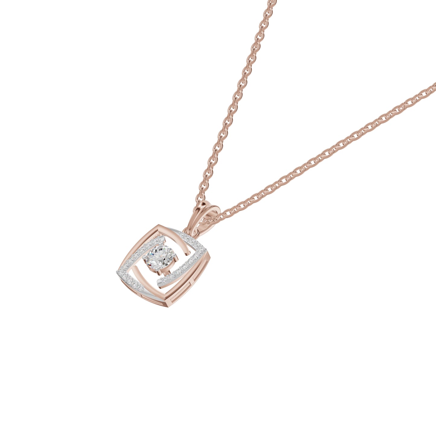 Stardust Sonata Diamond Pendant 18 KT / Rose Gold
