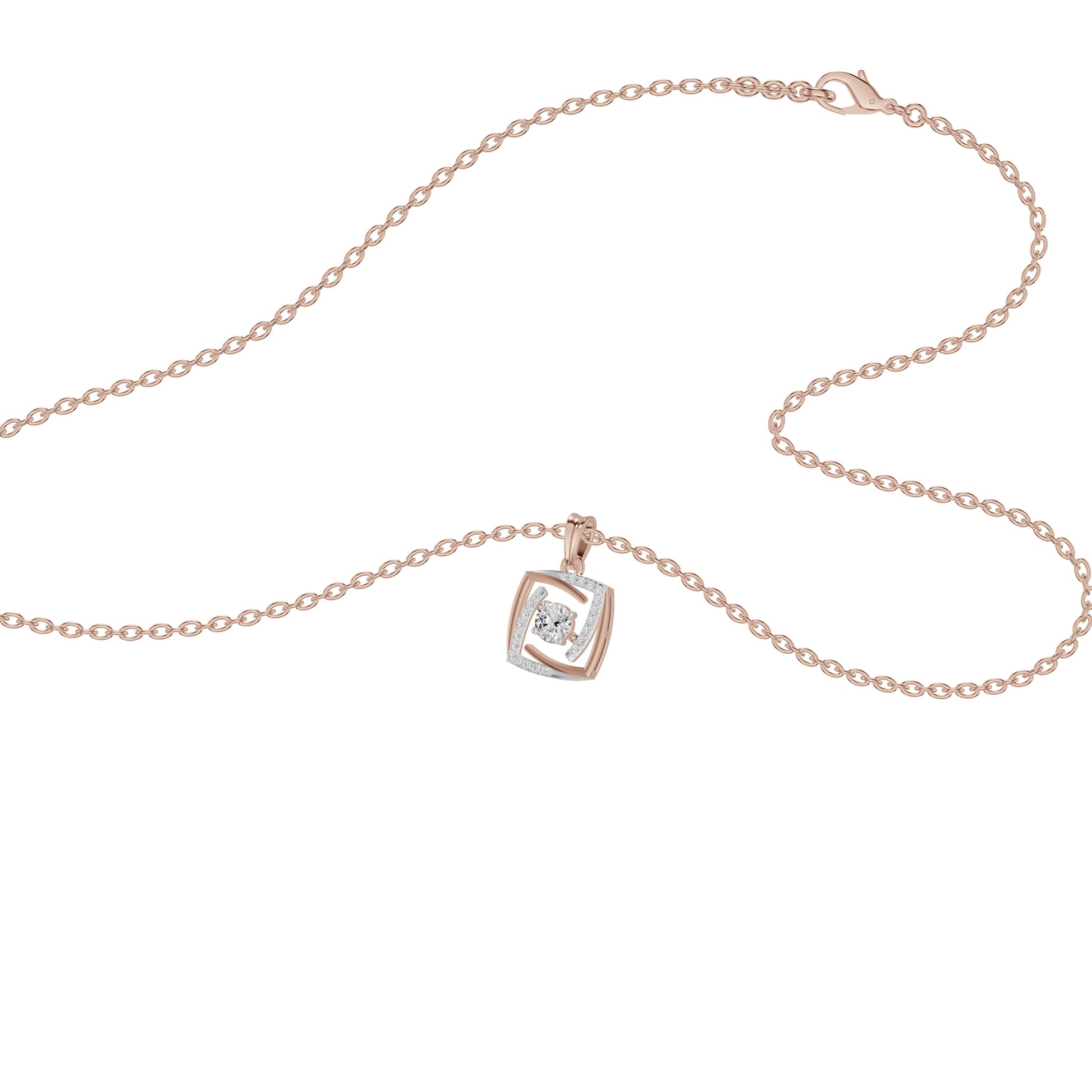 Stardust Sonata Diamond Pendant 18 KT / Rose Gold