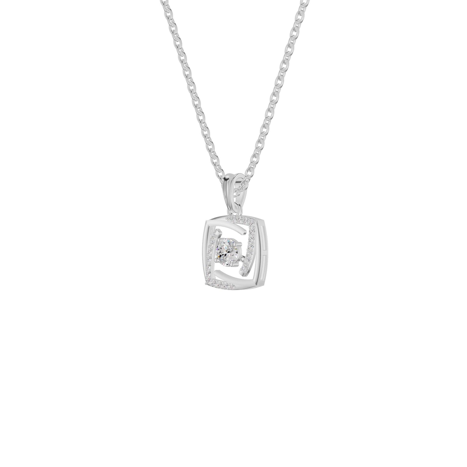 Stardust Sonata Diamond Pendant 18 KT / White Gold