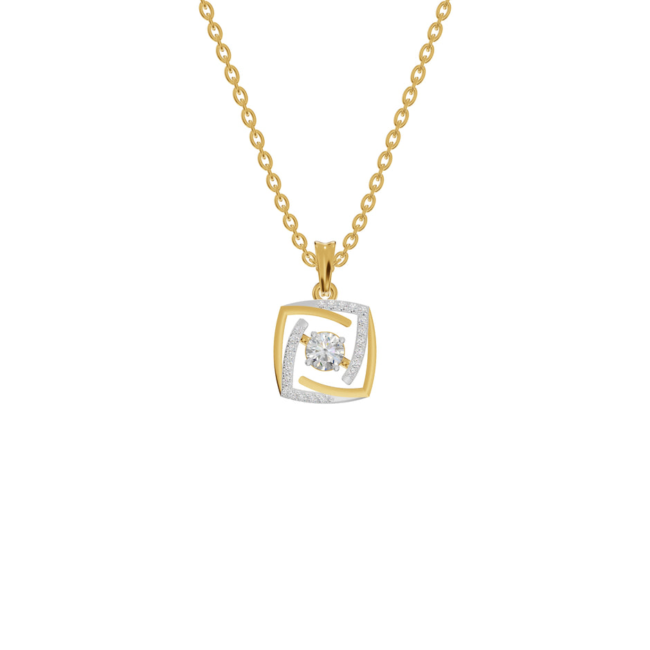 Stardust Sonata Diamond Pendant 18 KT / Yellow Gold