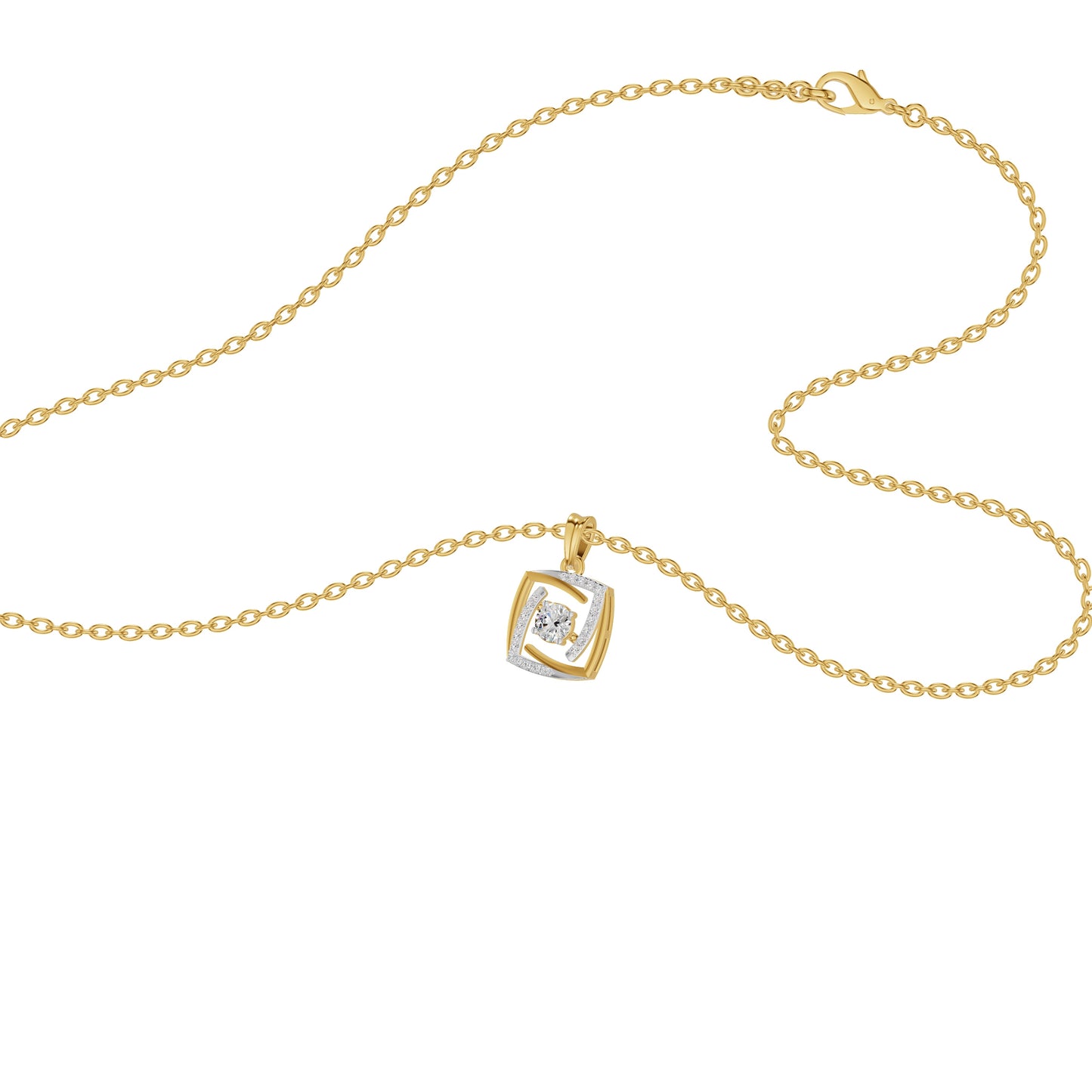 Stardust Sonata Diamond Pendant 18 KT / Yellow Gold