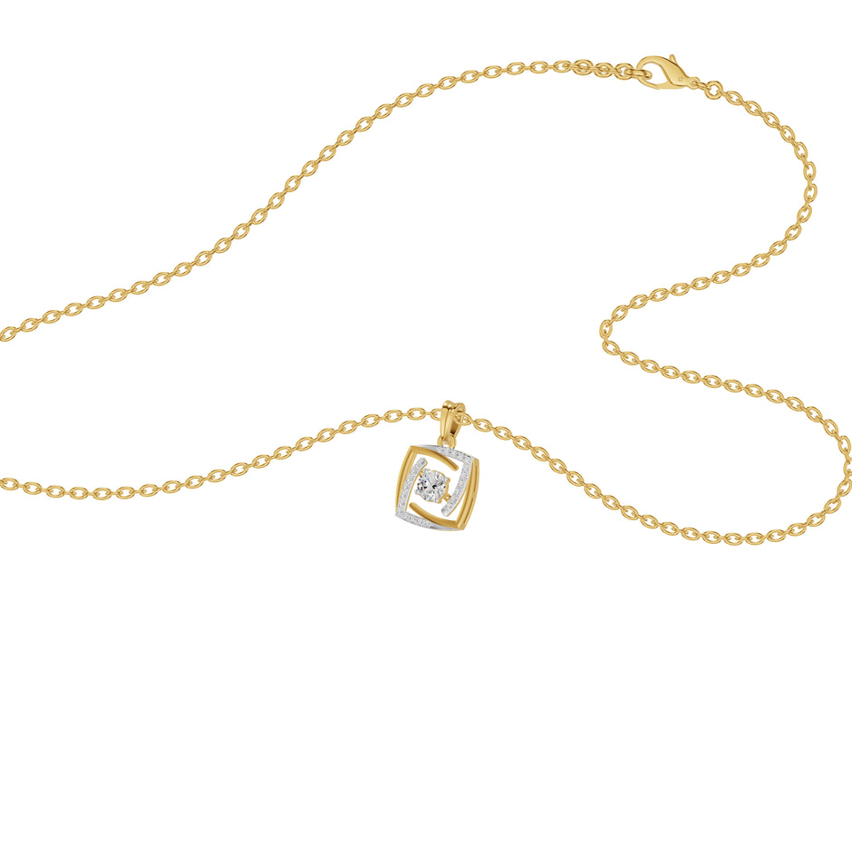Stardust Sonata Diamond Pendant 18 KT / Yellow Gold