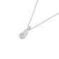 Ethereal Eclipse Diamond Pendant 18 KT / White Gold