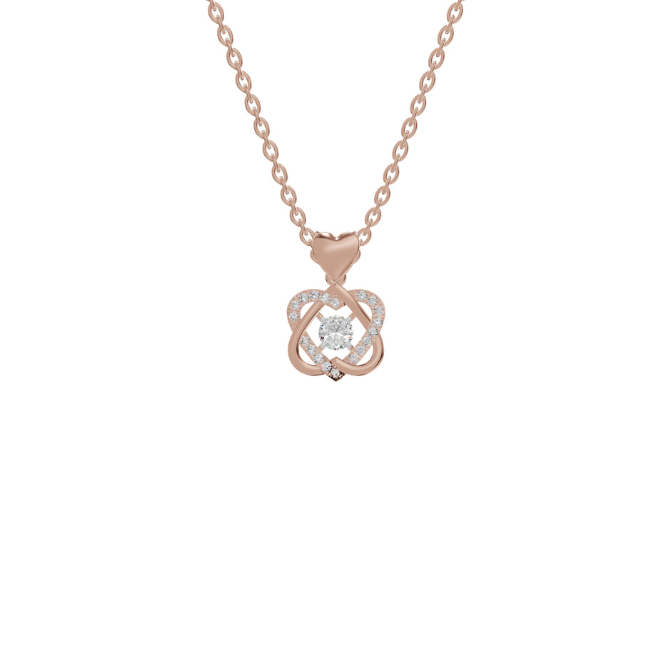 Twilight Enigma Diamond Pendant 18 KT / Rose Gold