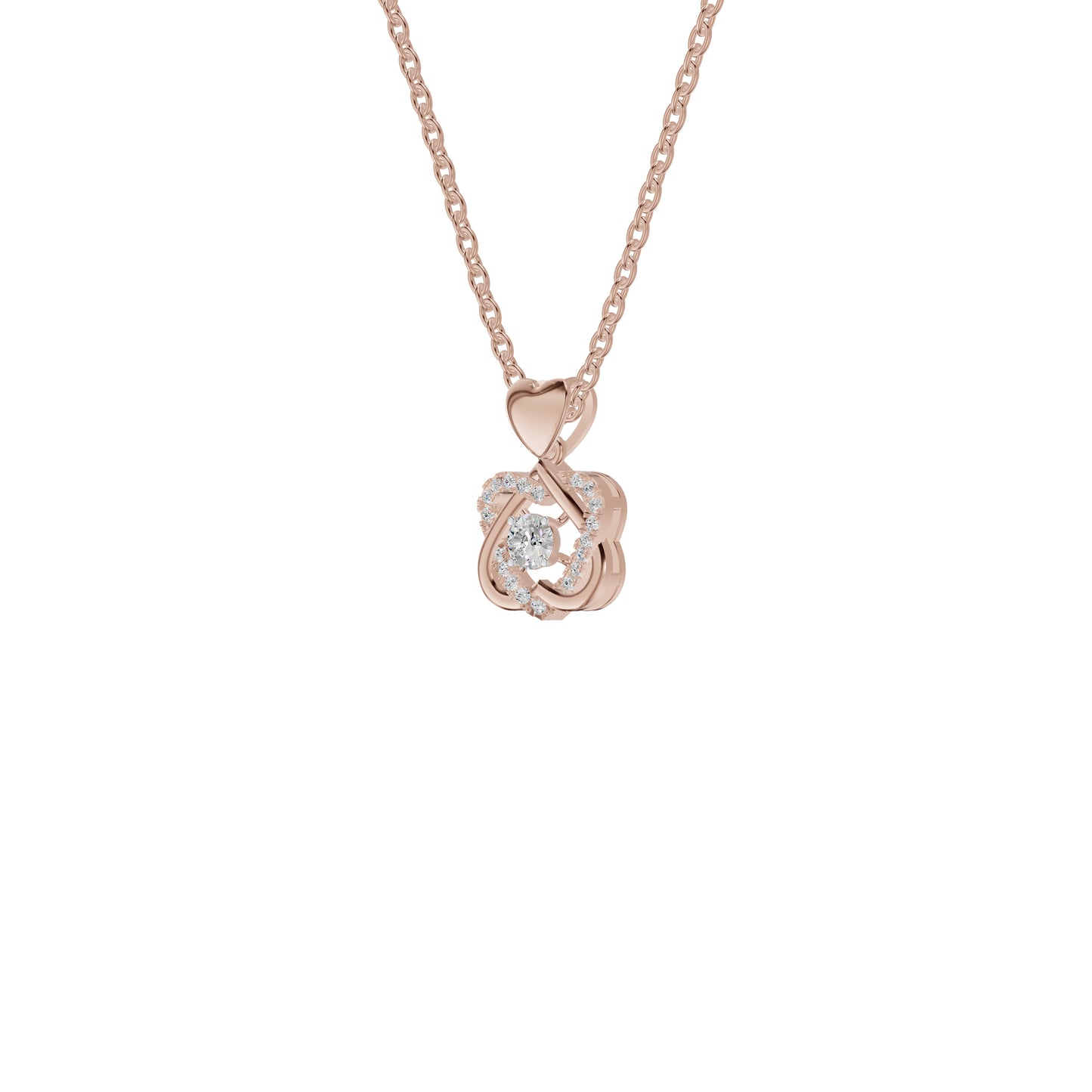 Twilight Enigma Diamond Pendant 18 KT / Rose Gold