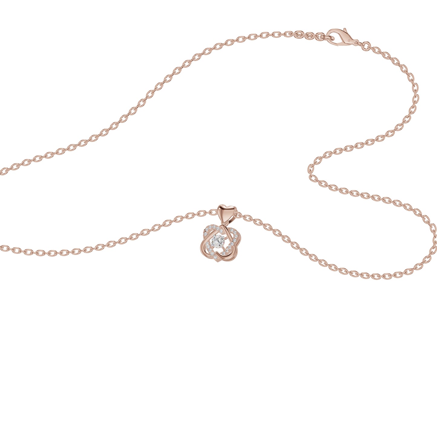 Twilight Enigma Diamond Pendant 18 KT / Rose Gold