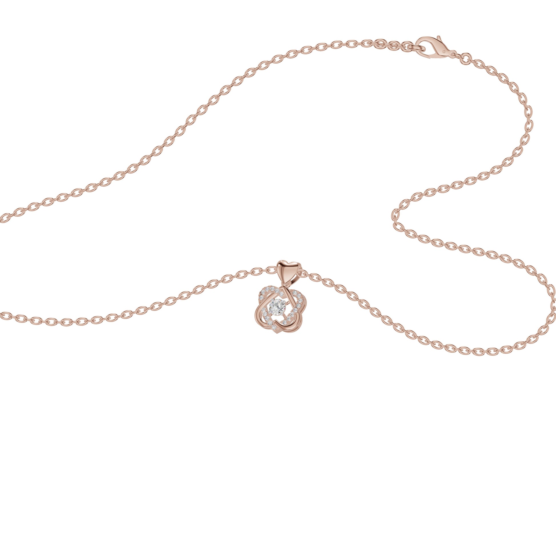 Twilight Enigma Diamond Pendant 18 KT / Rose Gold