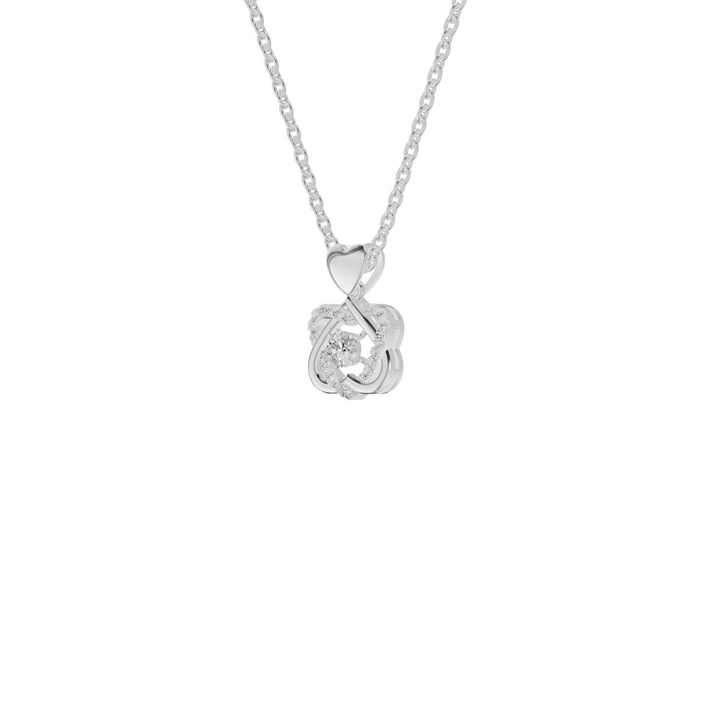 Twilight Enigma Diamond Pendant 18 KT / White Gold