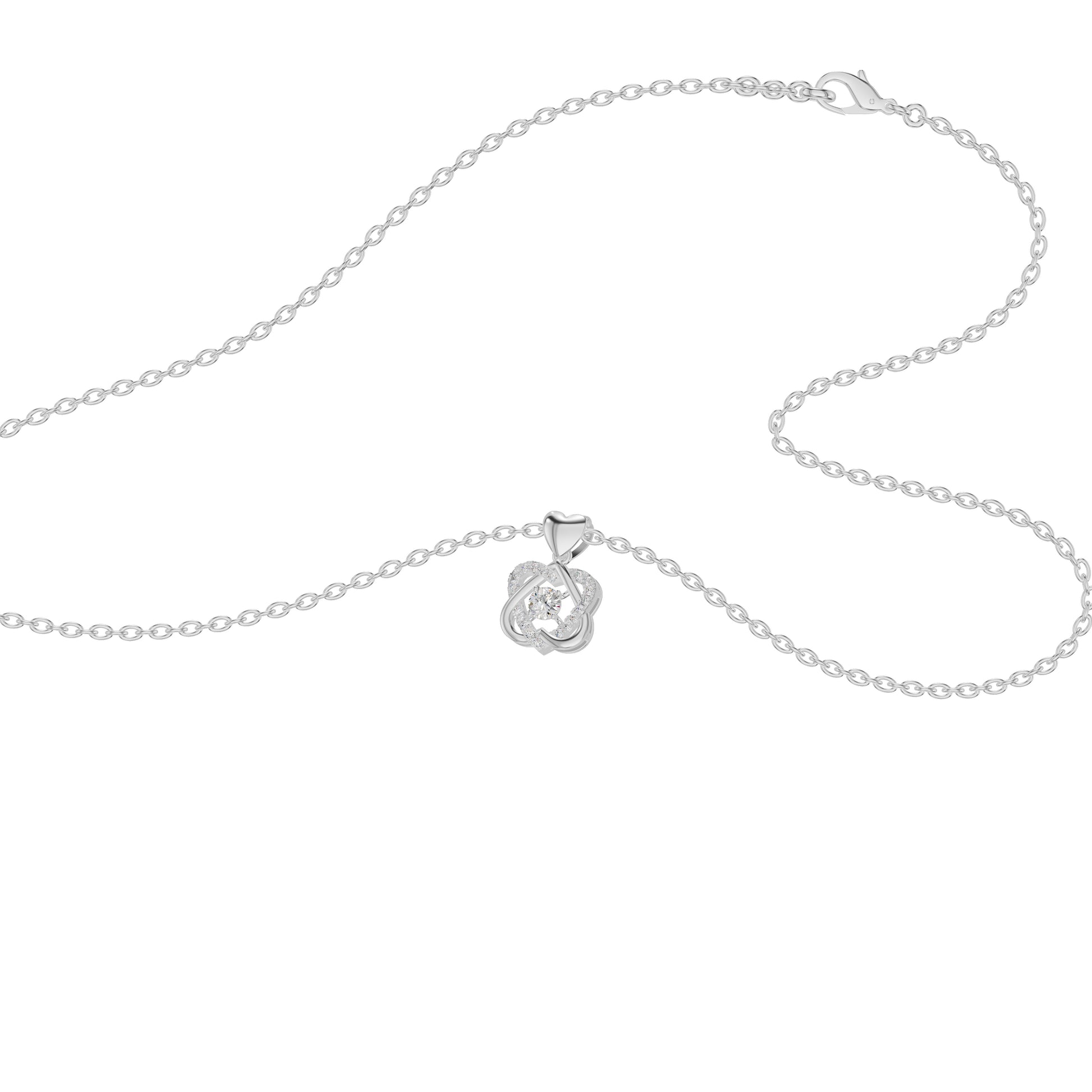 Twilight Enigma Diamond Pendant 18 KT / White Gold