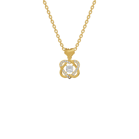 Twilight Enigma Diamond Pendant 18 KT / Yellow Gold