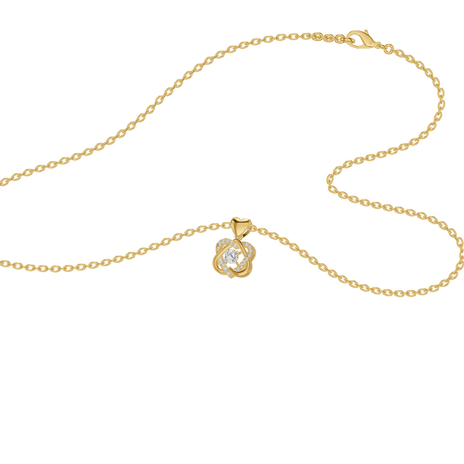 Twilight Enigma Diamond Pendant 18 KT / Yellow Gold