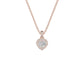 Enraptured Radiance Diamond Pendant 18 KT / Rose Gold