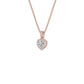 Enraptured Radiance Diamond Pendant 18 KT / Rose Gold