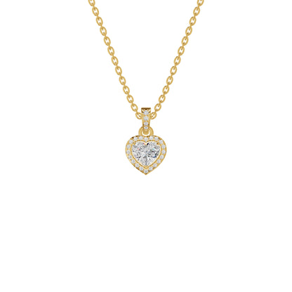 Enraptured Radiance Diamond Pendant 18 KT / Yellow Gold