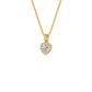 Enraptured Radiance Diamond Pendant 18 KT / Yellow Gold
