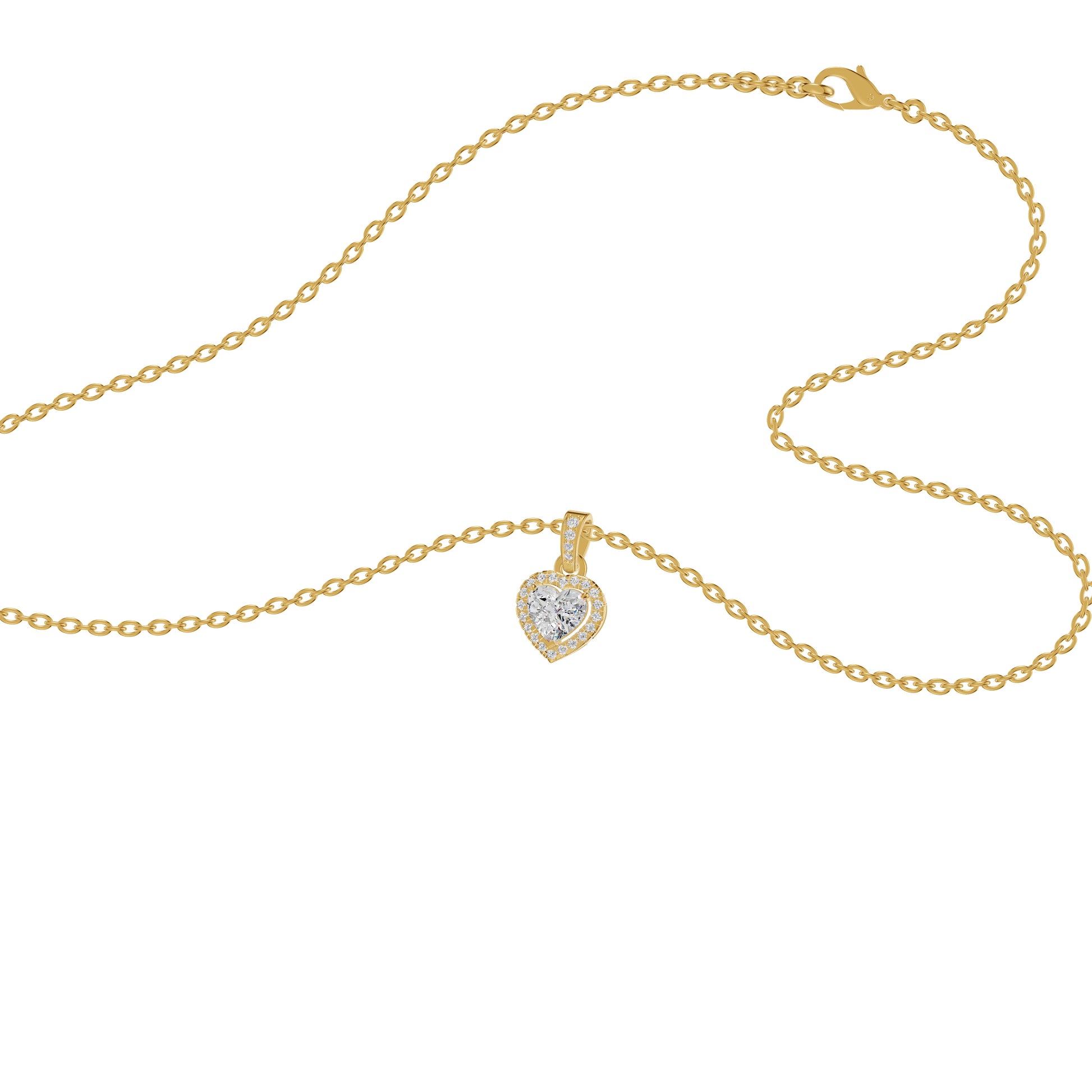 Enraptured Radiance Diamond Pendant 18 KT / Yellow Gold