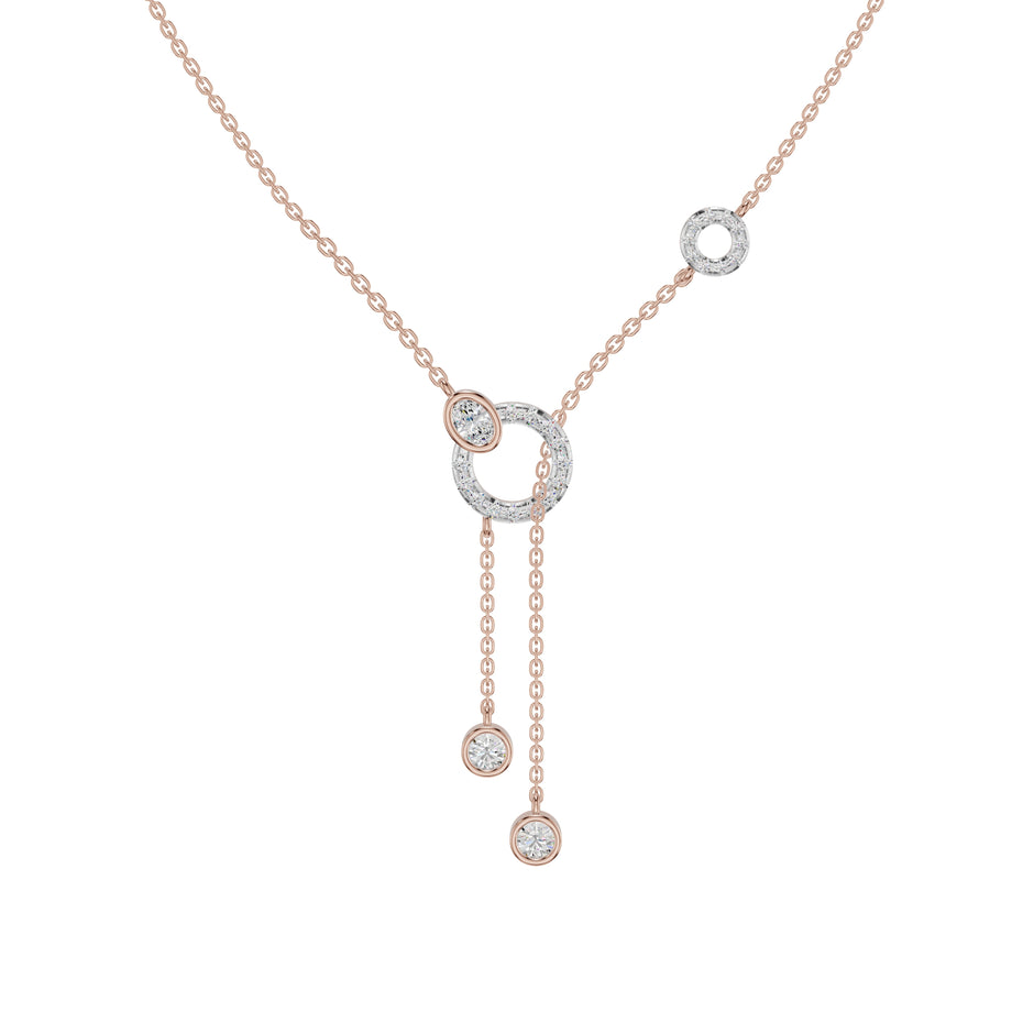 The Keepsake Diamond Chain Necklace 18 KT / Rose Gold